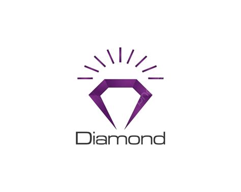 Diamond Logo Vector Emblem Business Background Vector Emblem Business