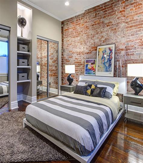 Rooms Of Inspiration Cozy Bedroom With Brick Walls