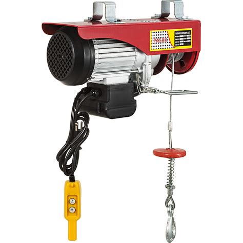 happybuy 1100 lbs lift electric hoist 110v electric hoist remote control electric winch
