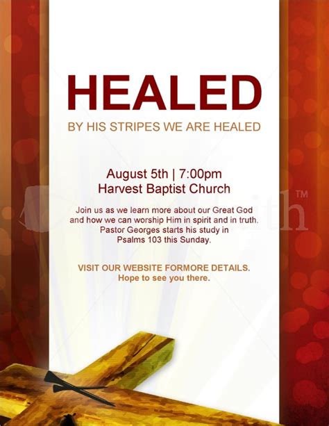 healed flyer template flyer templates