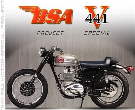 1970 Bsa Victor Special 441 Project Vintage Motorcycle Posters