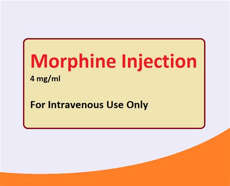 Morphine Injection And Oral Uses Dose Side Effects Brands