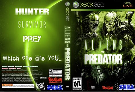 Alien Versus Predator Xbox 360 Box Art Cover By Walls83