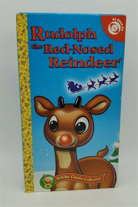 Rudolph The Red Nosed Reindeer Vhs Video Tape As Seen On Cbs Christmas