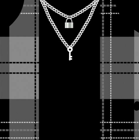 Roblox Tshirt Pattern Vest And Chain Em 2023 Imagem De Roupas Roupas