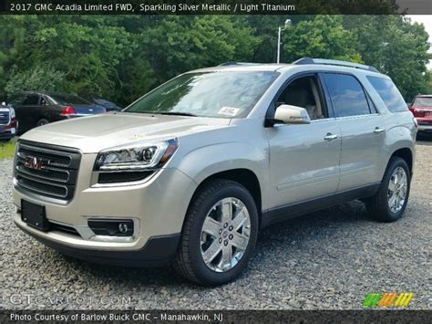 Sparkling Silver Metallic 2017 Gmc Acadia Limited Fwd Light