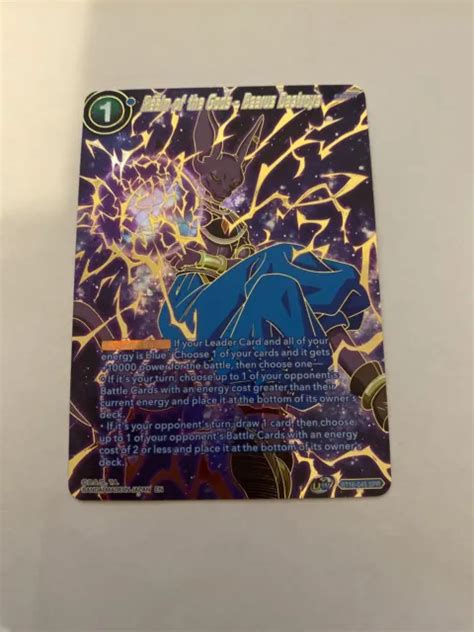 Bt16 045 Realm Of The Gods Beerus Destroys R Dragon Ball Super Card