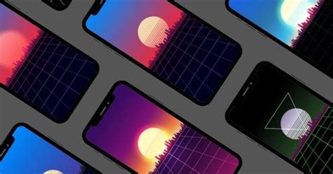 Simple Sunset Retro Wave Wallpapers