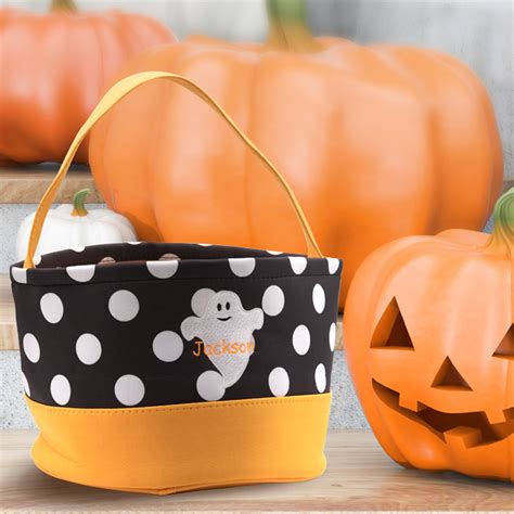 Trick Or Treat Bag Personalized Halloween Bucket First Halloween Kid