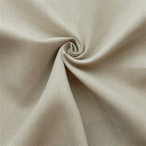 Heavy Belgian Linen Fabric Buff 25 Yard Roll Fabric Direct