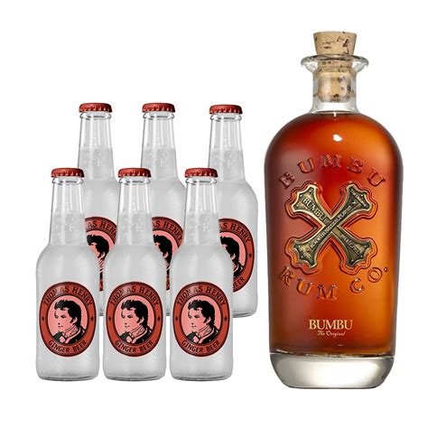 Clásicos como el moscow mule con vodka, o el. Bumbu The Original Rum + Thomas Henry Ginger Beer (Rum ...