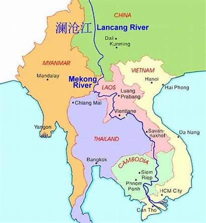 River Mekong Asia Map Southeast Water Zimbio