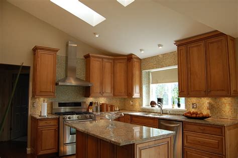 Kitchen color schemes with light maple cabinets beautiful maple cabinets with subway tile backsplash and. The Granite Gurus: FAQ Friday: What granite would go with ...