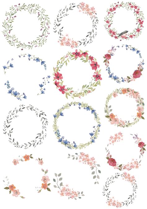 Flower Wreath Png Transparent Images Png All