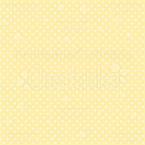 Yellow Polka Dot Pattern