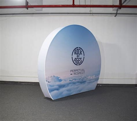 Tension Fabric Display Booth Design Custom Shape And Size