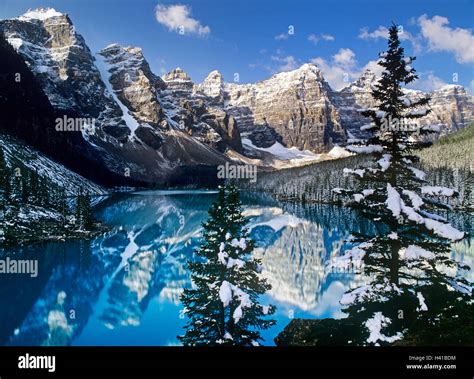 North America Canada Alberta Banff National Park Moraine Lake