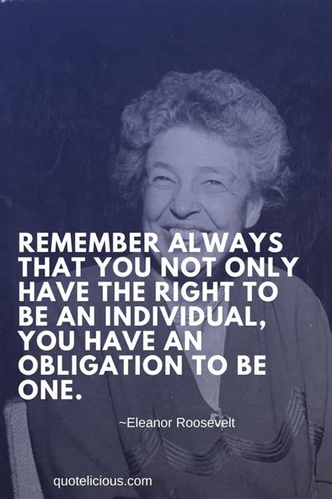 Eleanor Roosevelt Quotes Inspiring Words For Individuality