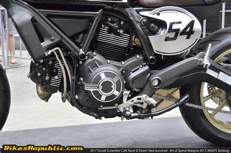 Ducati Scrambler Cafe Racer Desert Sled Moto Malaya