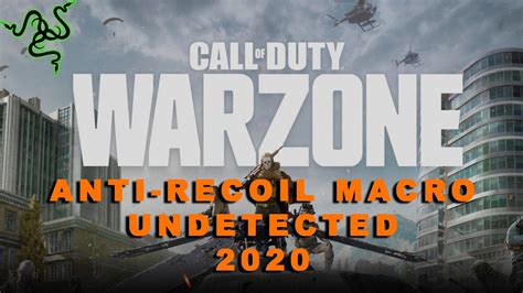 Warzone Anti Recoil Macro Razer Synapse 3 Non Detected Youtube