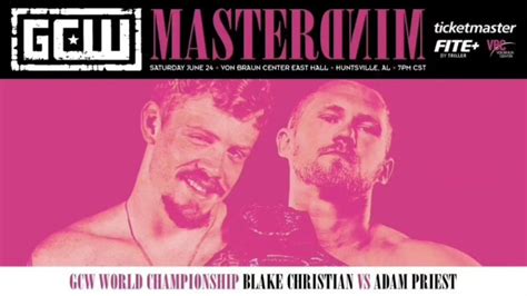 Game Changer Wrestling Mastermind Results Blake Christian Vs Adam