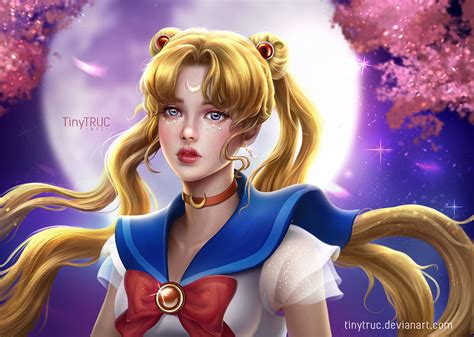 Sailor Moon Fan Art Portrait On Behance