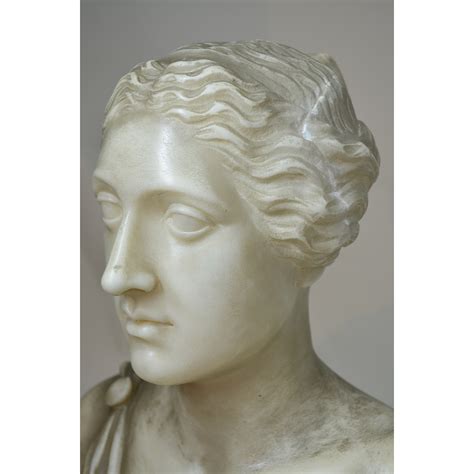 Italian White Marble Bust Of Sappho Robin Martin Antiques