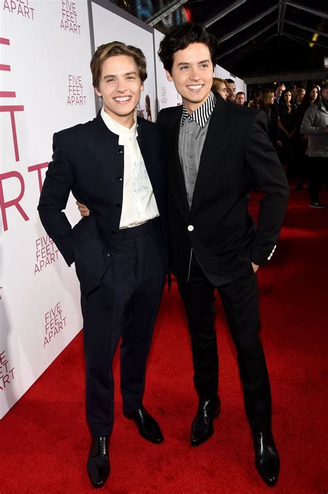 Sprouse Twins At Fivefeetapartfilm Premiere Dylan And Cole Cole Sprouse Dylan Sprouse