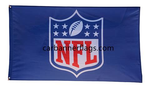 Nfl Logo Flag 3x5 Ft Nfl Match Banner 100 Polyester — Yetflag