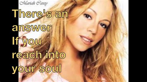 And then a hero comes along with the strength to carry on and you cast your fears aside and you know you can survive so when you feel like hope is gone look inside you and be strong and you'll finally see the truth that a hero lies in you. Mariah Carey Hero with Lyrics - YouTube