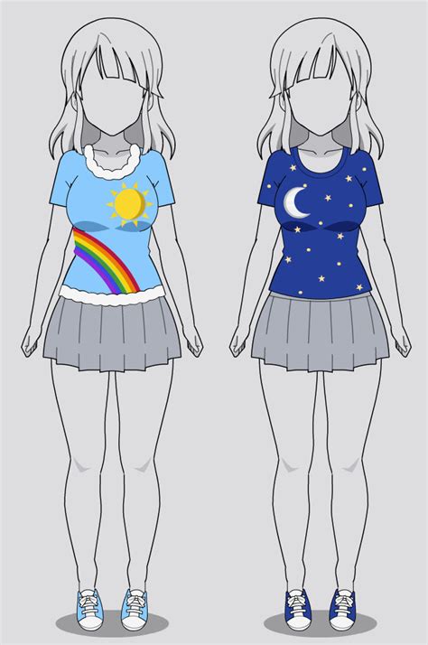 Kisekae Day And Night Sky Shirts W Export Codes By Rainbowfan256 On