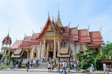 Wat Chalong In Phuket Editorial Image Image Of Buddha 43044975