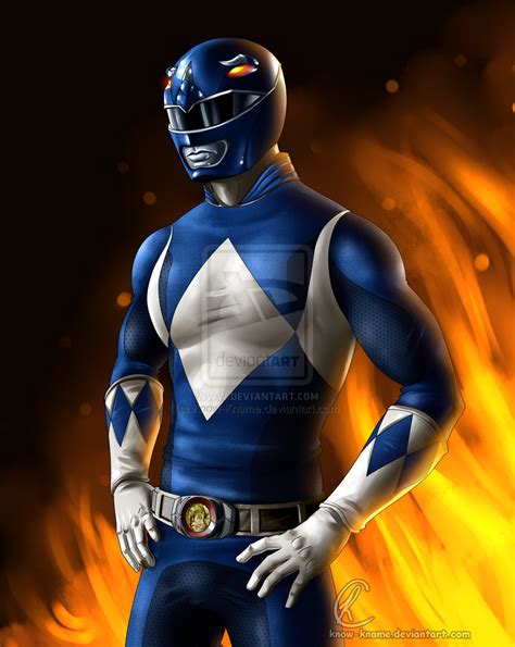 Blue Power Ranger By Know Kname On Deviantart Power Rangers Power