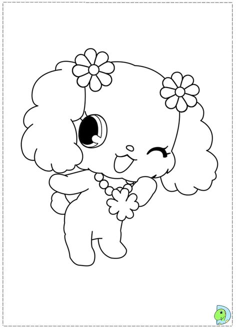 Jewelpet Coloring Page