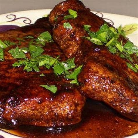 The usda food safety and inspection service says pork is safe to eat once it reaches an internal temperature of 145 degrees fahrenheit, as measured by a food thermometer. Pork Chops with Balsamic Glaze | Recipe | Slow cooker ...