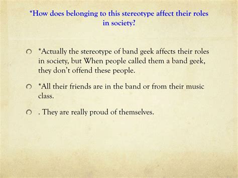 Ppt Stereotype Band Geek Powerpoint Presentation Free Download Id