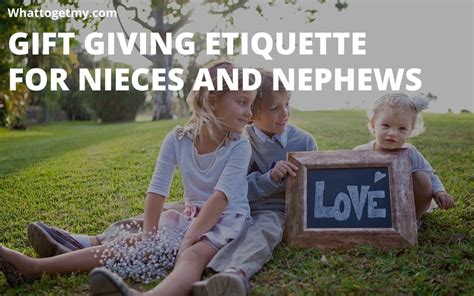 Check spelling or type a new query. Gift Giving Etiquette for Nieces and Nephews - What to get my