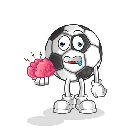 Ball No Brain Vector Cartoon Character Stock Vector Illustration Of