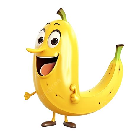 Ilustración De Personaje De Plátano Png Dibujos Banana Nuevo Avatar