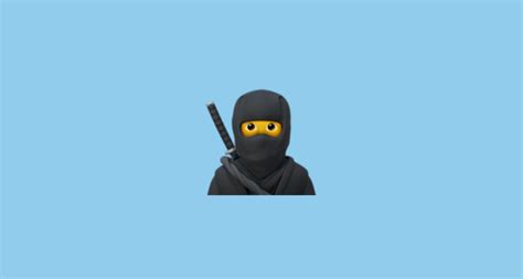🥷 Ninja Emoji On Apple Ios 142