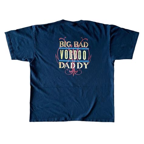 Vtg 2003 Big Bad Voodoo T Shirt Mens Xl Black Daddy Save My Soul Album