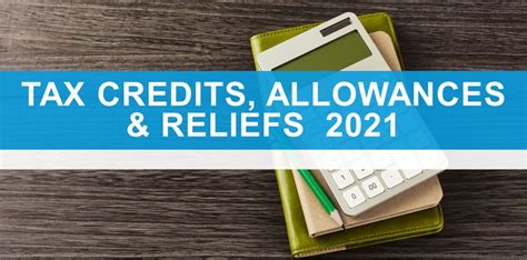 Personal Tax Credits Allowances And Reliefs 2021 Bms Accountants