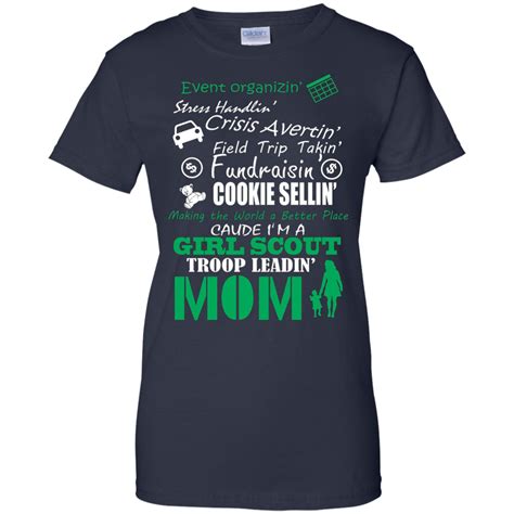 Im A Girl Scout Troop Leading Mom T Shirt Shirt Design Online