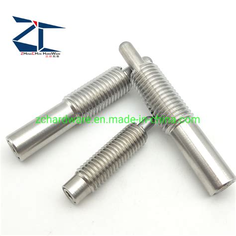Stainless Steel Hexagon Long Nose Pin Stroke Spring Plungers China Spring Plunger And Spring