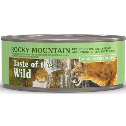 Moisture content in this taste of the wild cat food is quite high, helping relieve constipation in senior cats. Taste of the Wild Canned Cat Food - Feline Formula ...