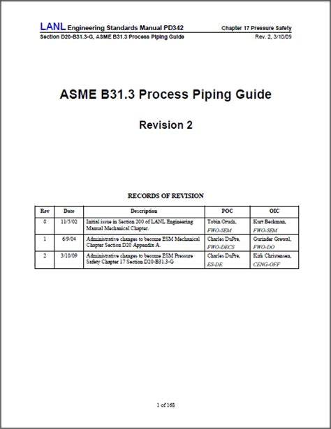 Pdfstallonline Asme B313 Process Piping Guide Revision 2