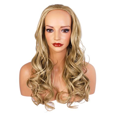 Ladies 34 Wig Half Fall Clip In Hair Piece 3 Styles25 Shades Ebay