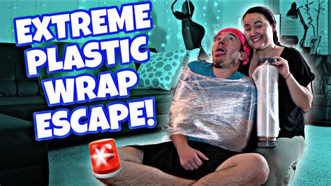 extreme saran wrap challenge funny couple challenges youtube