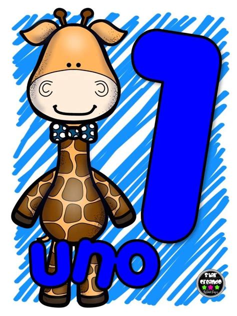 A Giraffe Standing Next To The Letter I In Front Of A Blue Background