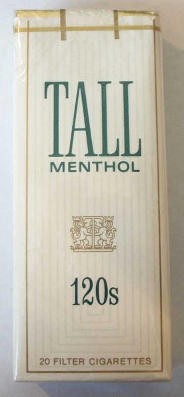 Tall Menthol 120s Vintage American Cigarette Pack Cigarette Collector
